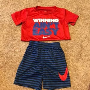 Boys Nike short set